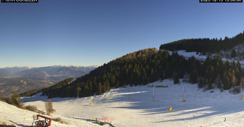 Webcam Monte Bondone - Slope Cordela and snowpark
