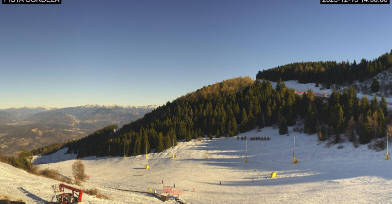 Webcam Monte Bondone - Slope Cordela and snowpark