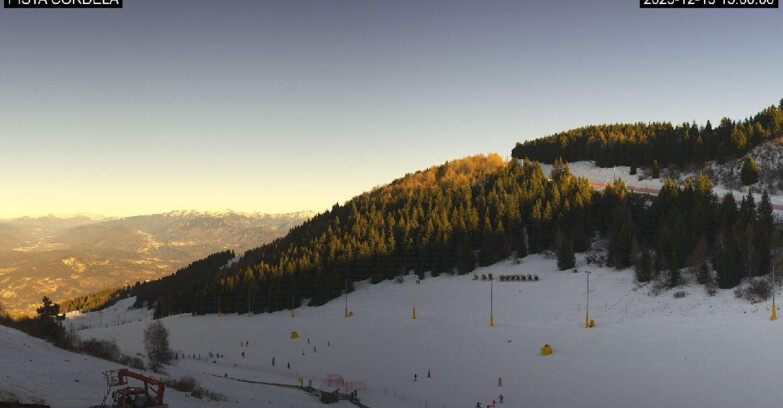 Webcam Monte Bondone - Slope Cordela and snowpark