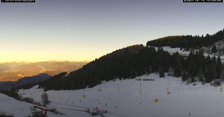 Webcam Monte Bondone - Slope Cordela and snowpark