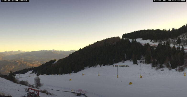 Webcam Monte Bondone - Slope Cordela and snowpark