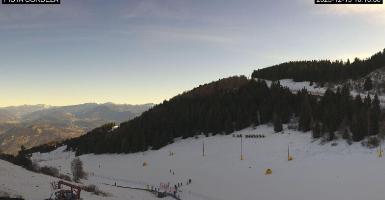 Webcam Monte Bondone - Slope Cordela and snowpark