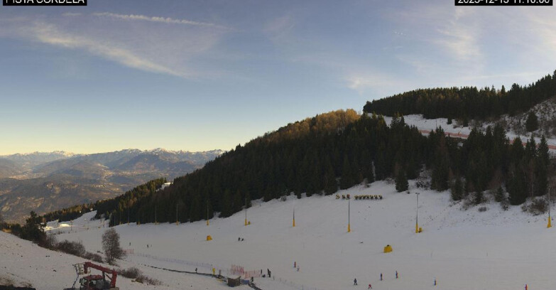 Webcam Monte Bondone - Slope Cordela and snowpark