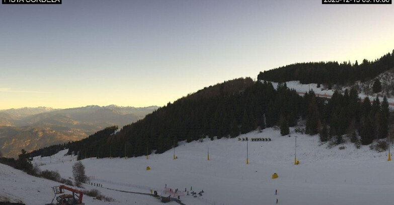 Webcam Monte Bondone - Slope Cordela and snowpark
