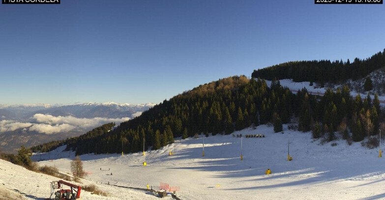 Webcam Monte Bondone - Cordela Piste und Snowpark