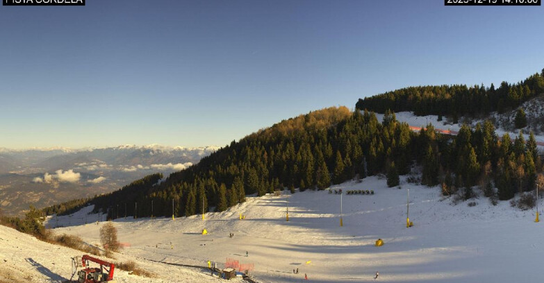 Webcam Monte Bondone - Cordela Piste und Snowpark