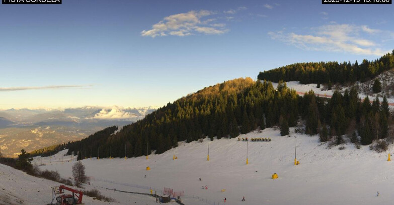 Webcam Monte Bondone - Cordela Piste und Snowpark