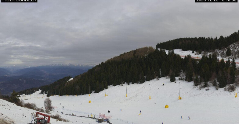 Webcam Monte Bondone - Slope Cordela and snowpark