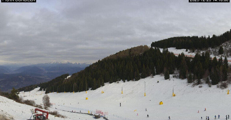 Webcam Monte Bondone - Slope Cordela and snowpark