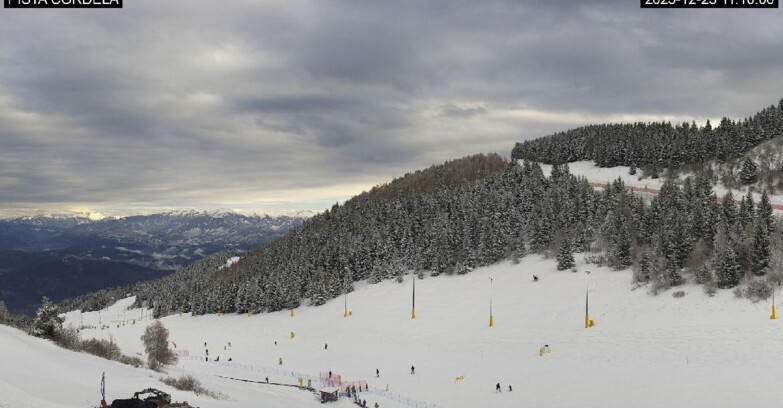 Webcam Monte Bondone - Slope Cordela and snowpark