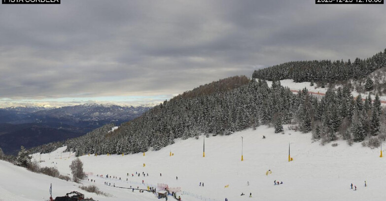 Webcam Monte Bondone - Slope Cordela and snowpark