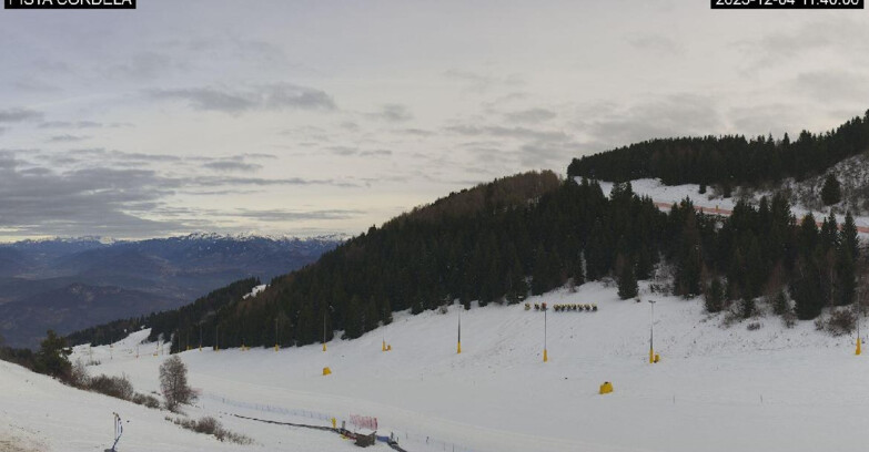 Webcam Monte Bondone - Slope Cordela and snowpark