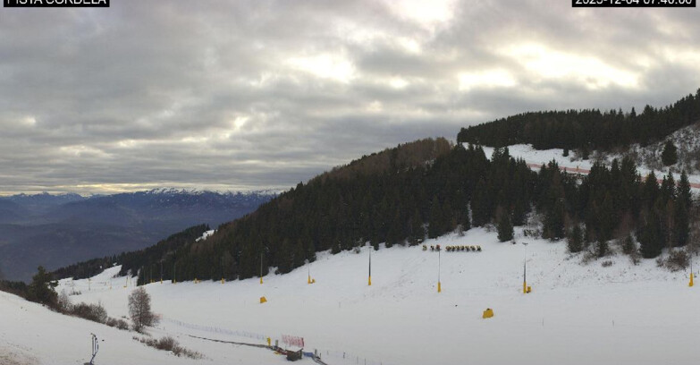 Webcam Monte Bondone - Slope Cordela and snowpark