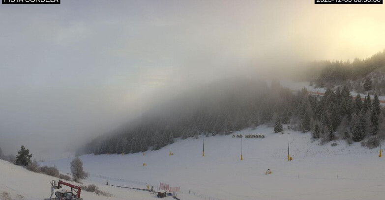 Webcam Monte Bondone - Slope Cordela and snowpark