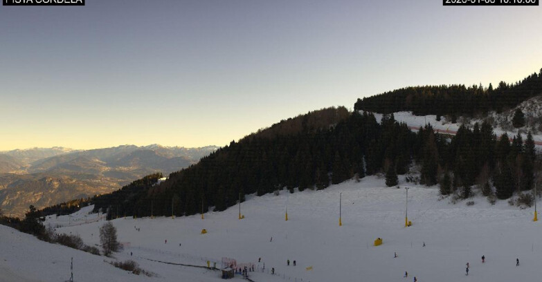 Webcam Monte Bondone - Slope Cordela and snowpark
