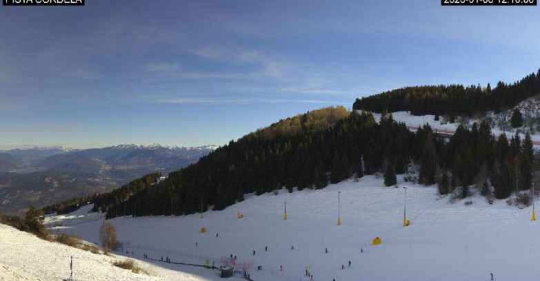 Webcam Monte Bondone - Slope Cordela and snowpark