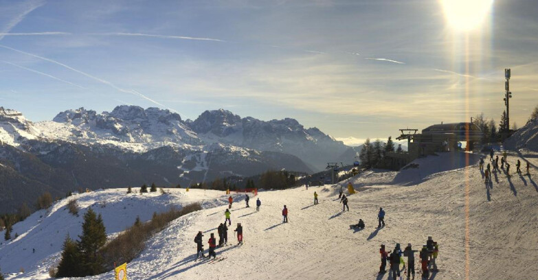 Webcam Фольгарида-Мариллева - Seggiovia Malghette 