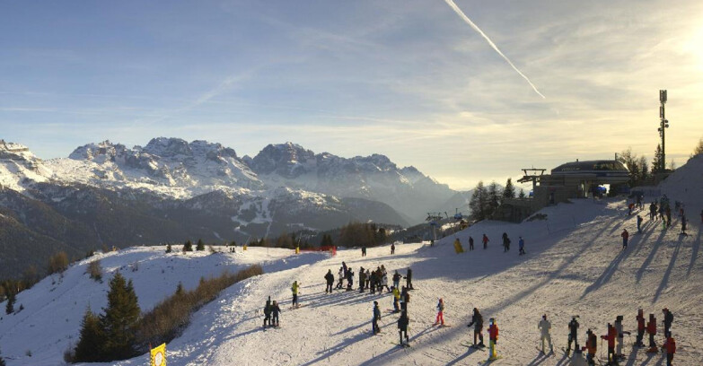 Webcam Фольгарида-Мариллева - Seggiovia Malghette 