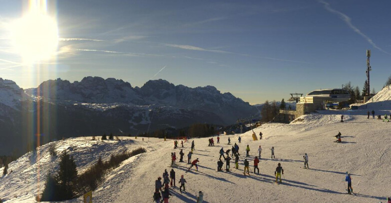 Webcam Фольгарида-Мариллева - Seggiovia Malghette 