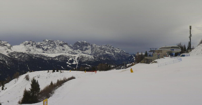 Webcam Skiarea Campiglio Dolomiti di Brenta Val di Sole Val Rendena - Seggiovia Malghette 