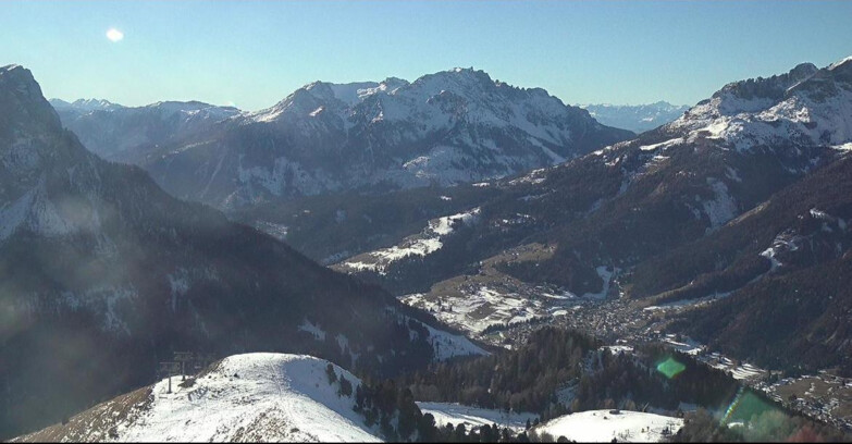 Webcam Pozza di Fassa-Aloch-Buffaure  - Cabinovia Buffaure - Stazione a Monte