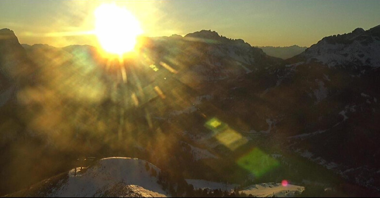 Webcam Pozza di Fassa-Aloch-Buffaure  - Cabinovia Buffaure - Stazione a Monte