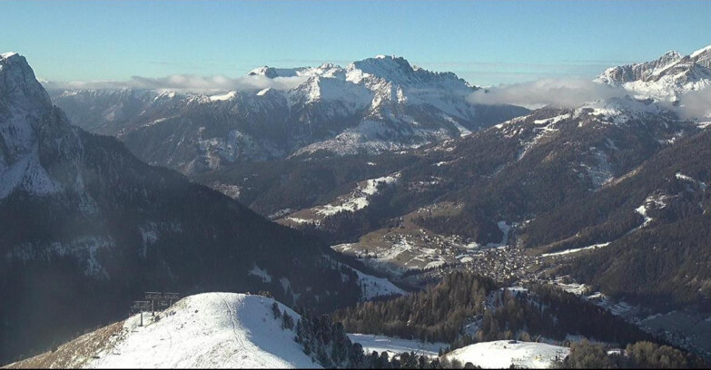 Webcam Pozza di Fassa-Aloch-Buffaure - Cabinovia Buffaure - Stazione a Monte