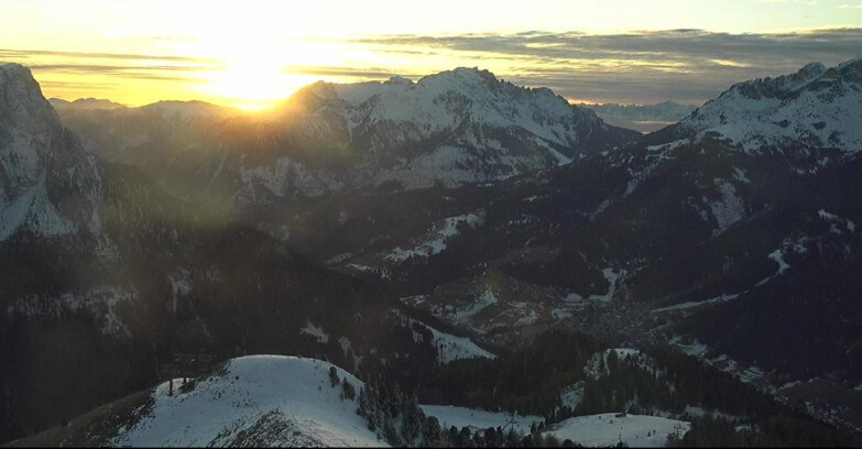 Webcam Pozza di Fassa-Aloch-Buffaure - Cabinovia Buffaure - Stazione a Monte