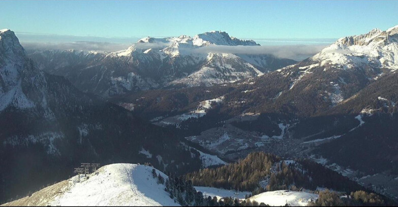 Webcam Pozza di Fassa-Aloch-Buffaure - Cabinovia Buffaure - Stazione a Monte