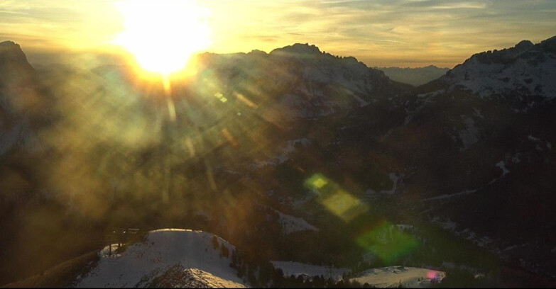 Webcam Pozza di Fassa-Aloch-Buffaure  - Cabinovia Buffaure - Stazione a Monte