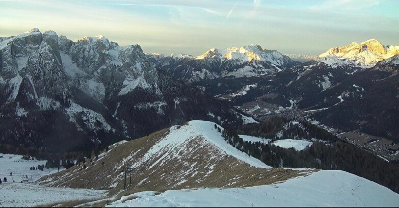Webcam Pozza di Fassa-Aloch-Buffaure - Cabinovia Buffaure - Stazione a Monte