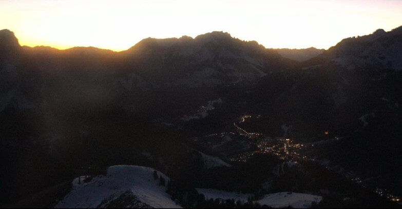 Webcam Pozza di Fassa-Aloch-Buffaure - Cabinovia Buffaure - Stazione a Monte