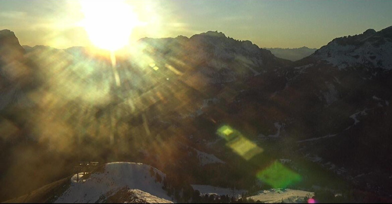 Webcam Pozza di Fassa-Aloch-Buffaure - Cabinovia Buffaure - Stazione a Monte