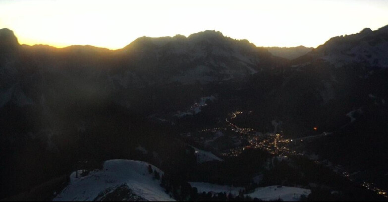 Webcam Pozza di Fassa-Aloch-Buffaure - Cabinovia Buffaure - Stazione a Monte