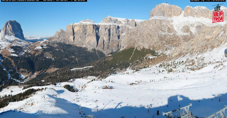 Webcam Canazei-Belvedere - SKIAREA BELVEDERE 