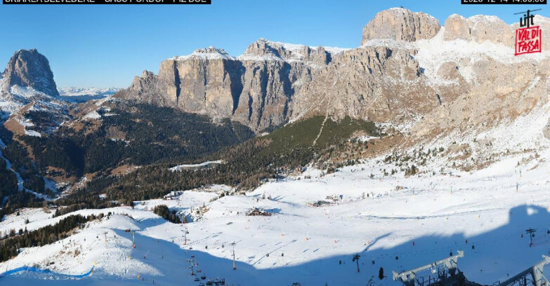 Webcam Canazei-Belvedere - SKIAREA BELVEDERE 