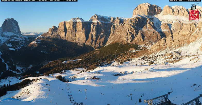 Webcam Canazei-Belvedere - SKIAREA BELVEDERE 