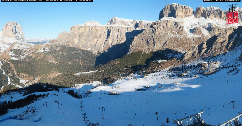 Webcam Canazei-Belvedere  - SKIAREA BELVEDERE 