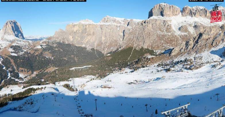 Webcam Canazei-Belvedere  - SKIAREA BELVEDERE 