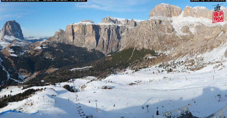 Webcam Canazei-Belvedere  - SKIAREA BELVEDERE 