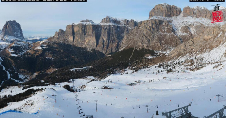 Webcam Canazei-Belvedere  - SKIAREA BELVEDERE 