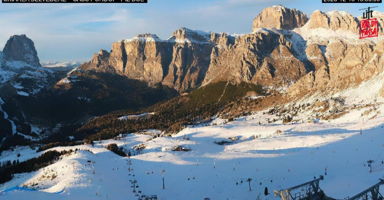Webcam Canazei-Belvedere  - SKIAREA BELVEDERE 
