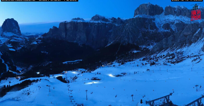 Webcam Canazei-Belvedere  - SKIAREA BELVEDERE 
