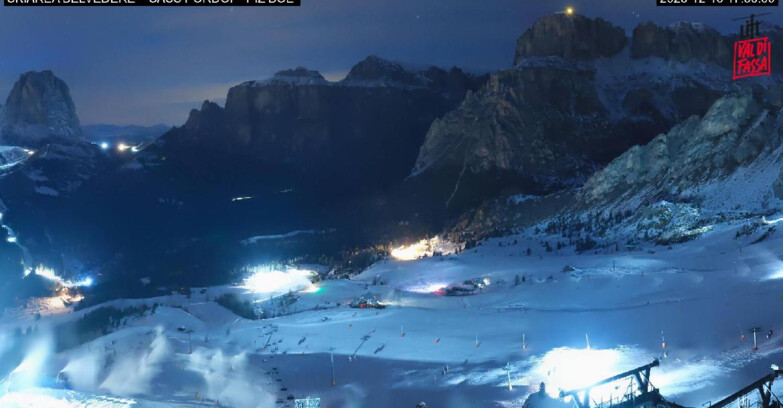 Webcam Canazei-Belvedere  - SKIAREA BELVEDERE 