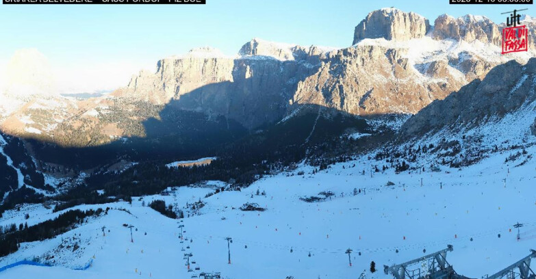 Webcam Canazei-Belvedere  - SKIAREA BELVEDERE 