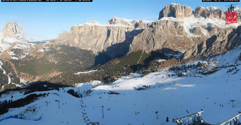 Webcam Canazei Belvedere - SKIAREA BELVEDERE 