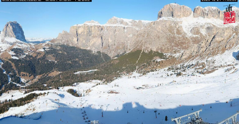 Webcam Canazei Belvedere - SKIAREA BELVEDERE 
