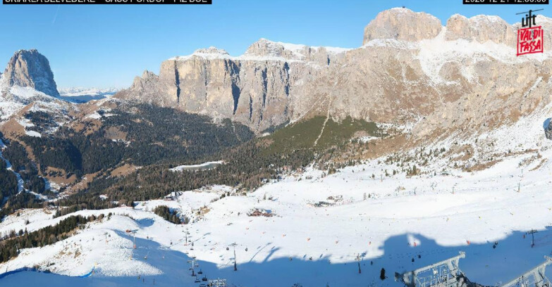 Webcam Canazei Belvedere - SKIAREA BELVEDERE 
