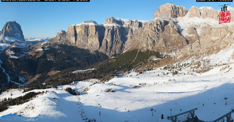 Webcam Canazei Belvedere - SKIAREA BELVEDERE 