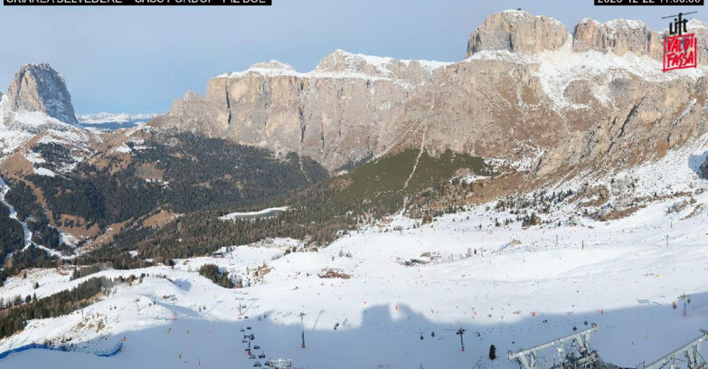 Webcam Canazei-Belvedere - SKIAREA BELVEDERE 
